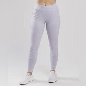Alphalete Women's Purple and White Joggers  - Size Small